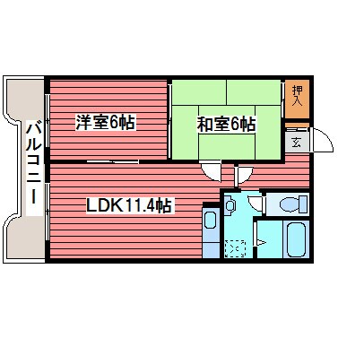 間取り図 グリーンヒルシャトー