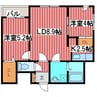 ＣＲＥＡ月寒東 2LDKの間取り