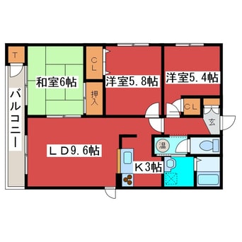 間取図 コーポアイリス