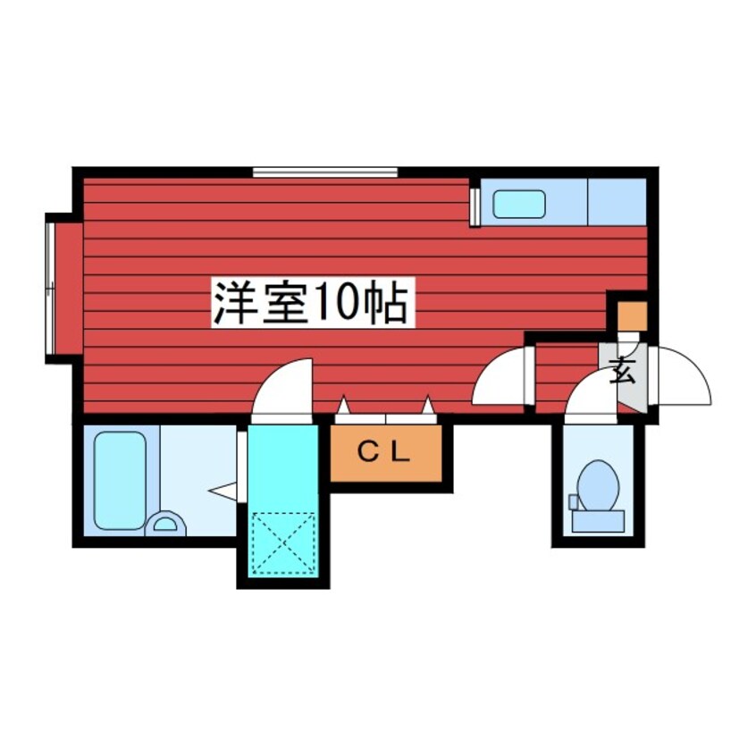 間取図 ＫＯＫＯＭＯ月寒