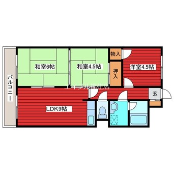 間取図 メゾン実のり