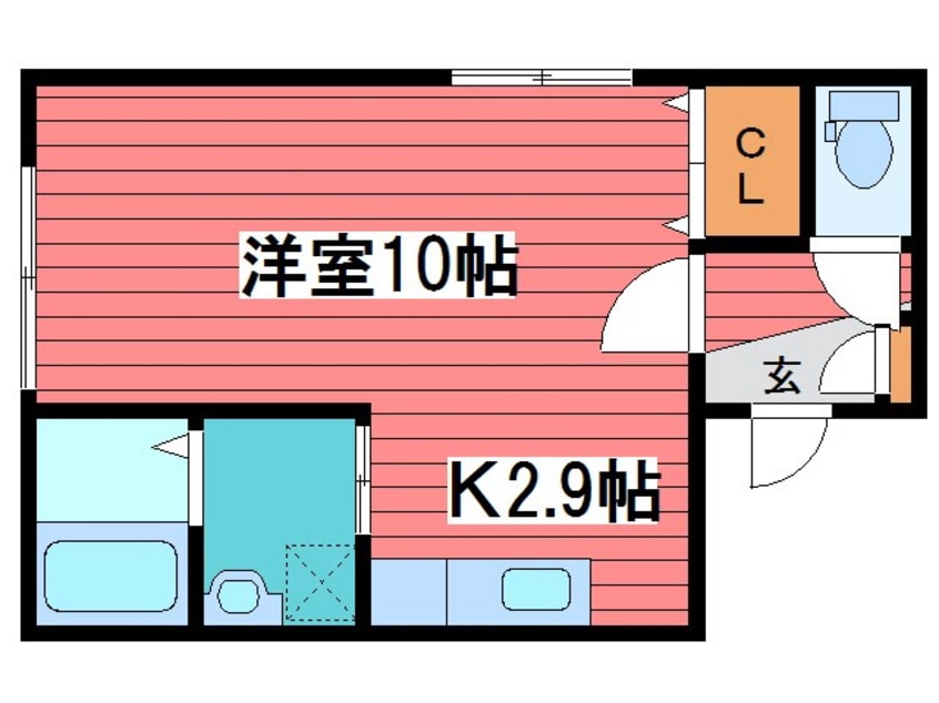 間取図 ＨＯＰＥ月寒中央 Ｃ棟
