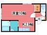 ＨＯＰＥ月寒中央 Ｃ棟 1Kの間取り