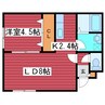 Ｆｅｌｉｃｅ福住 1LDKの間取り