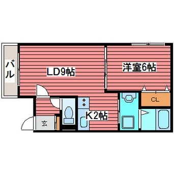 間取図 ウエストコート福住