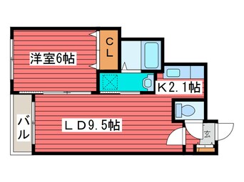 間取図 フォンテーヌ福住