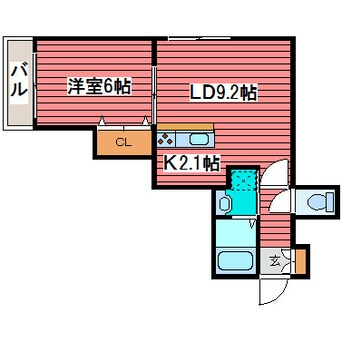 間取図 フォンテーヌ福住