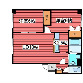 間取図 月寒パークハイツ