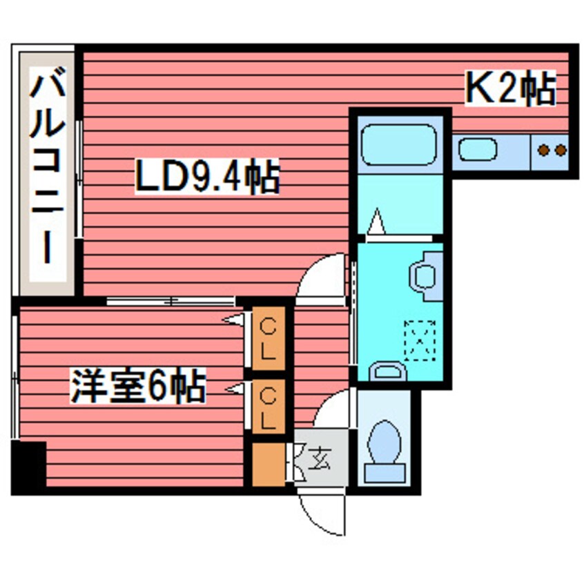 間取図 コーモド月寒東