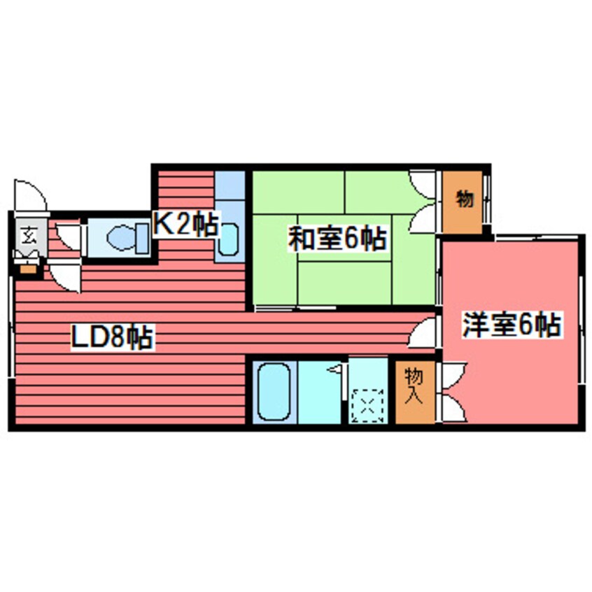 間取図 ハイツ三上