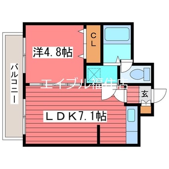 間取図 メープル月寒