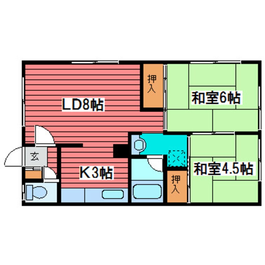 間取図 第1寿ハイツ
