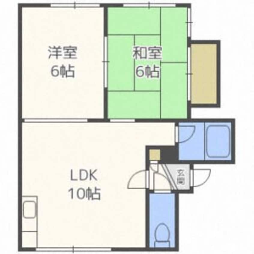 間取図 レジデンスヒルトップII