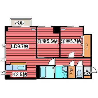 間取図 プロスパー110
