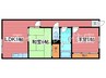 メゾン２２ 2LDKの間取り