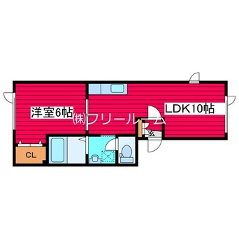 間取図 札幌市営地下鉄東豊線/福住駅 徒歩31分 1階 築17年