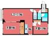 コーポすずかけ 2LDKの間取り