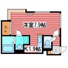 ウィンベル福住 1Kの間取り