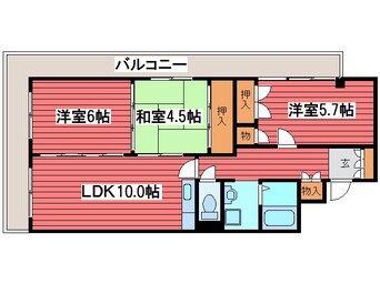 間取図 月寒パークハイツ