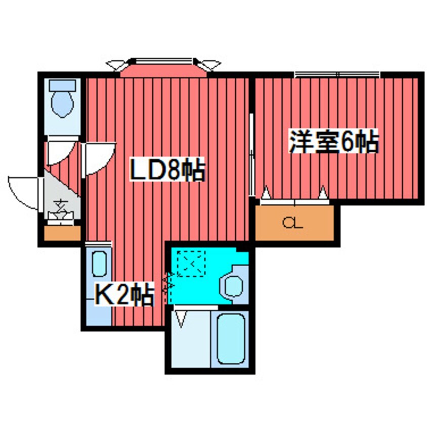 間取図 ヴィサージュ橘