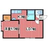 はなぶさ館 1LDKの間取り