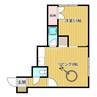 コート月寒 1LDKの間取り