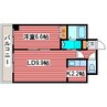 ティアラ月寒中央 1LDKの間取り