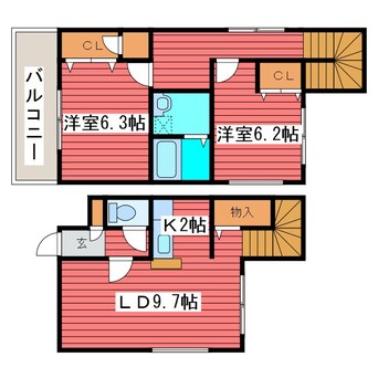 間取図 グランドサクセス月寒中央