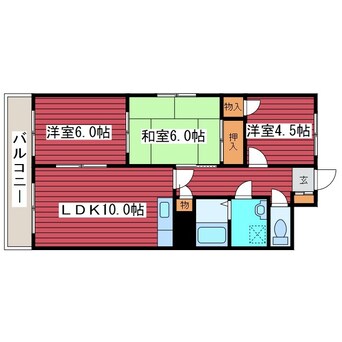 間取図 第２すずらんハイツ