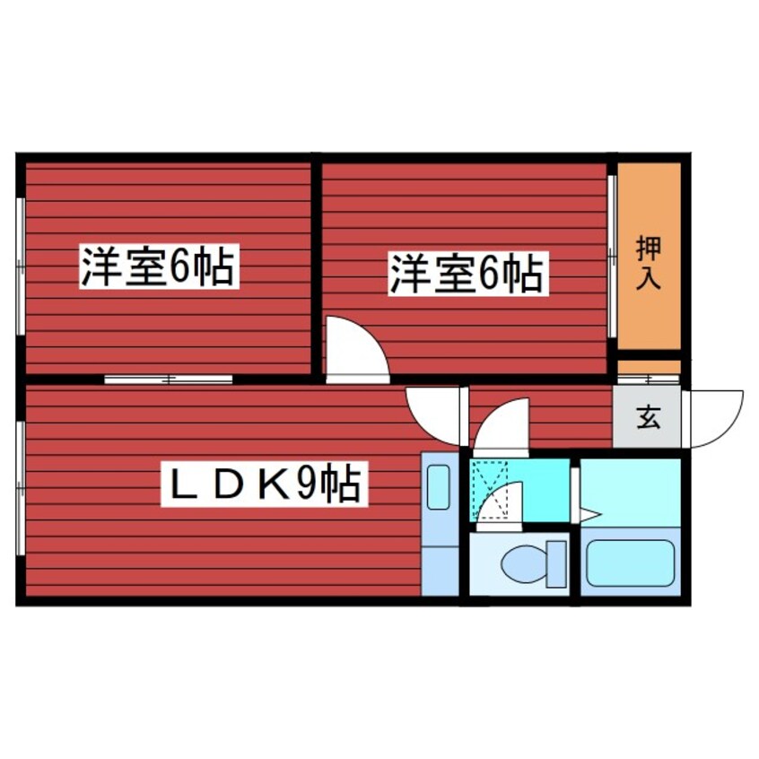 間取図 ハーベストＶ