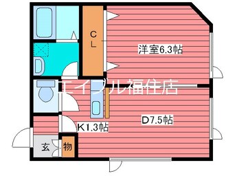 間取図 ビッグウエストI