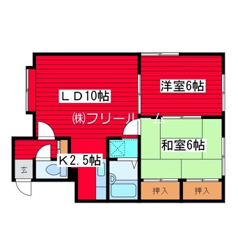 間取図 シャルム羊ヶ丘