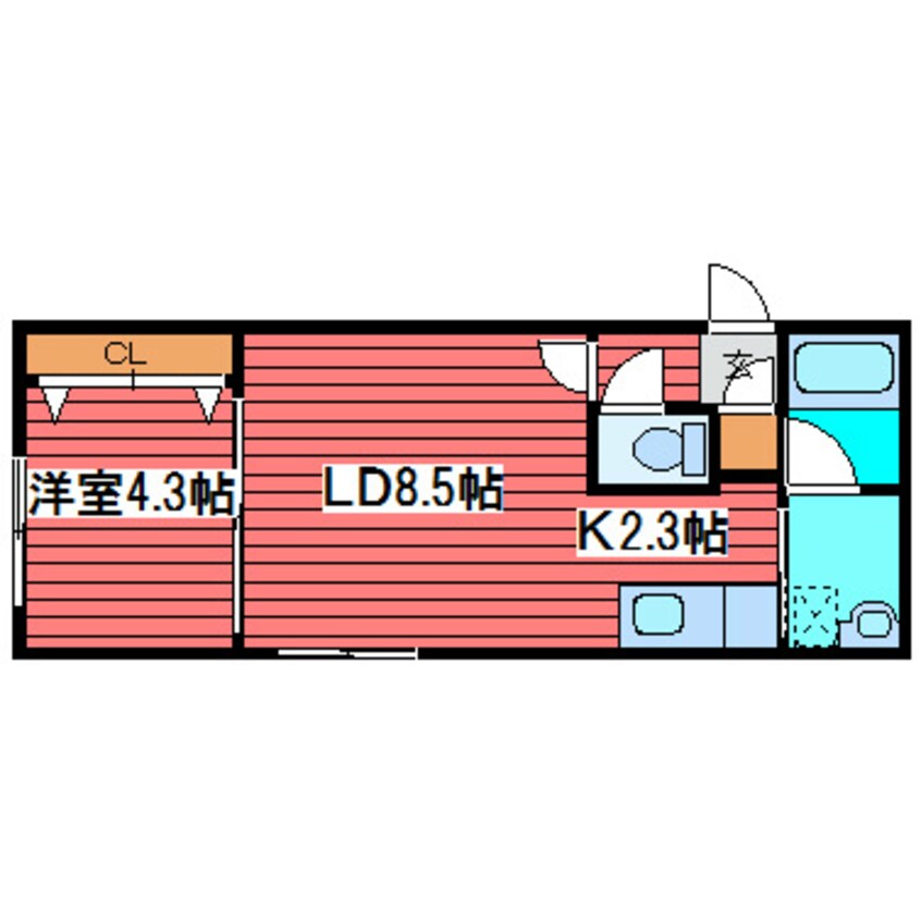 間取図 アメニティスペース月寒中央