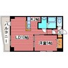 eｆII 1LDKの間取り