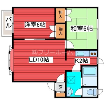 間取図 フォーレスト月寒