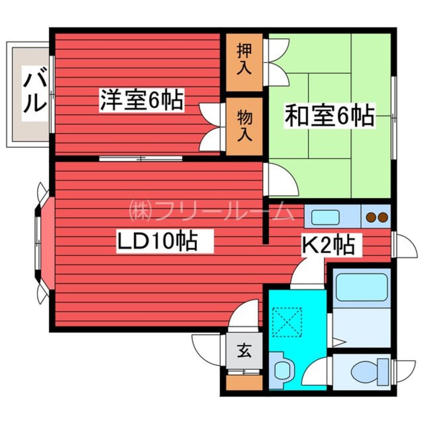 間取図 フォーレスト月寒