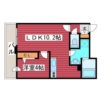 間取図 ビブレス月寒中央ステーション