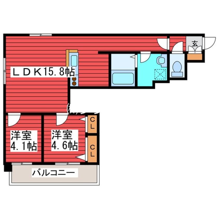 間取図 ビブレス月寒中央ステーション