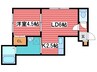 ＪＹＳコート栄通 1LDKの間取り