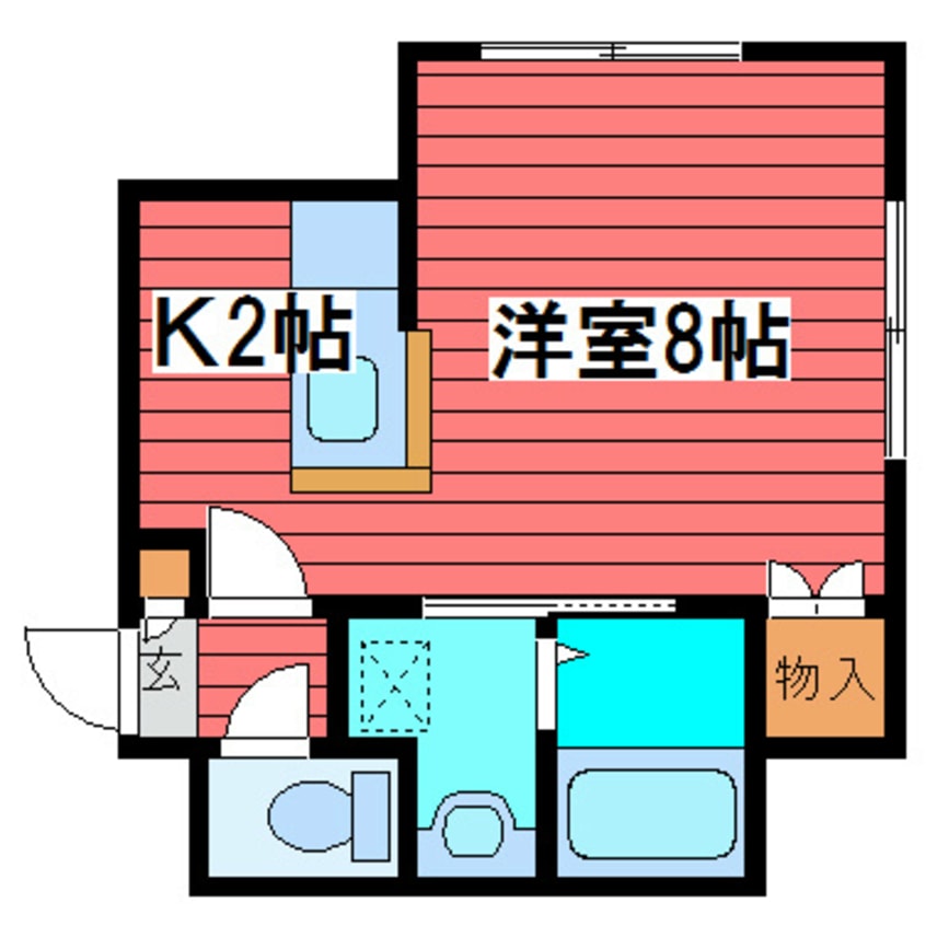 間取図 ロイネット月寒東