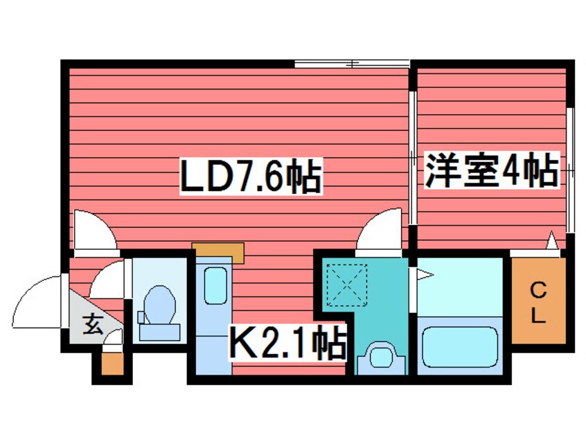 間取図 ＨＯＰＥ月寒中央 Ａ棟