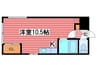 ミューリトー月寒 1Rの間取り