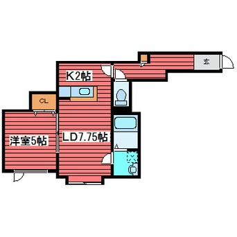 間取図 ロコア・エル