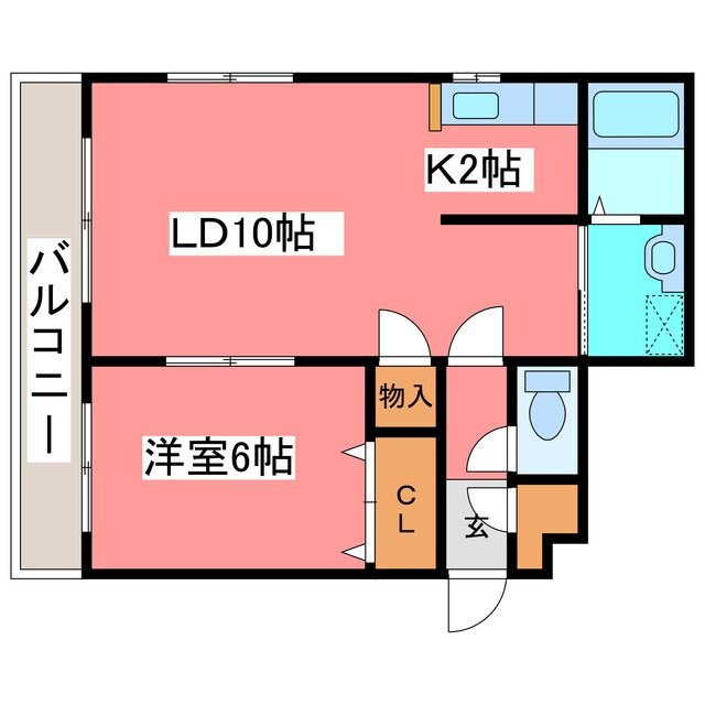 間取り図 ライフコート月寒