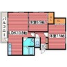 ＴＵＫＩＳＡＰＰＵ　90 2LDKの間取り