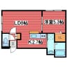 グランメール月寒東2-7 1LDKの間取り