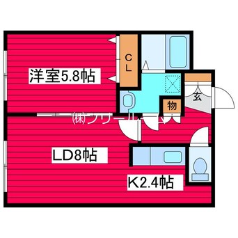 間取図 ノースパレス福住参番館