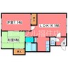 ノースポール 2LDKの間取り