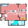 マリンパレス月寒壱番館 1LDKの間取り
