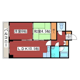 間取図 パサージュ月寒中央